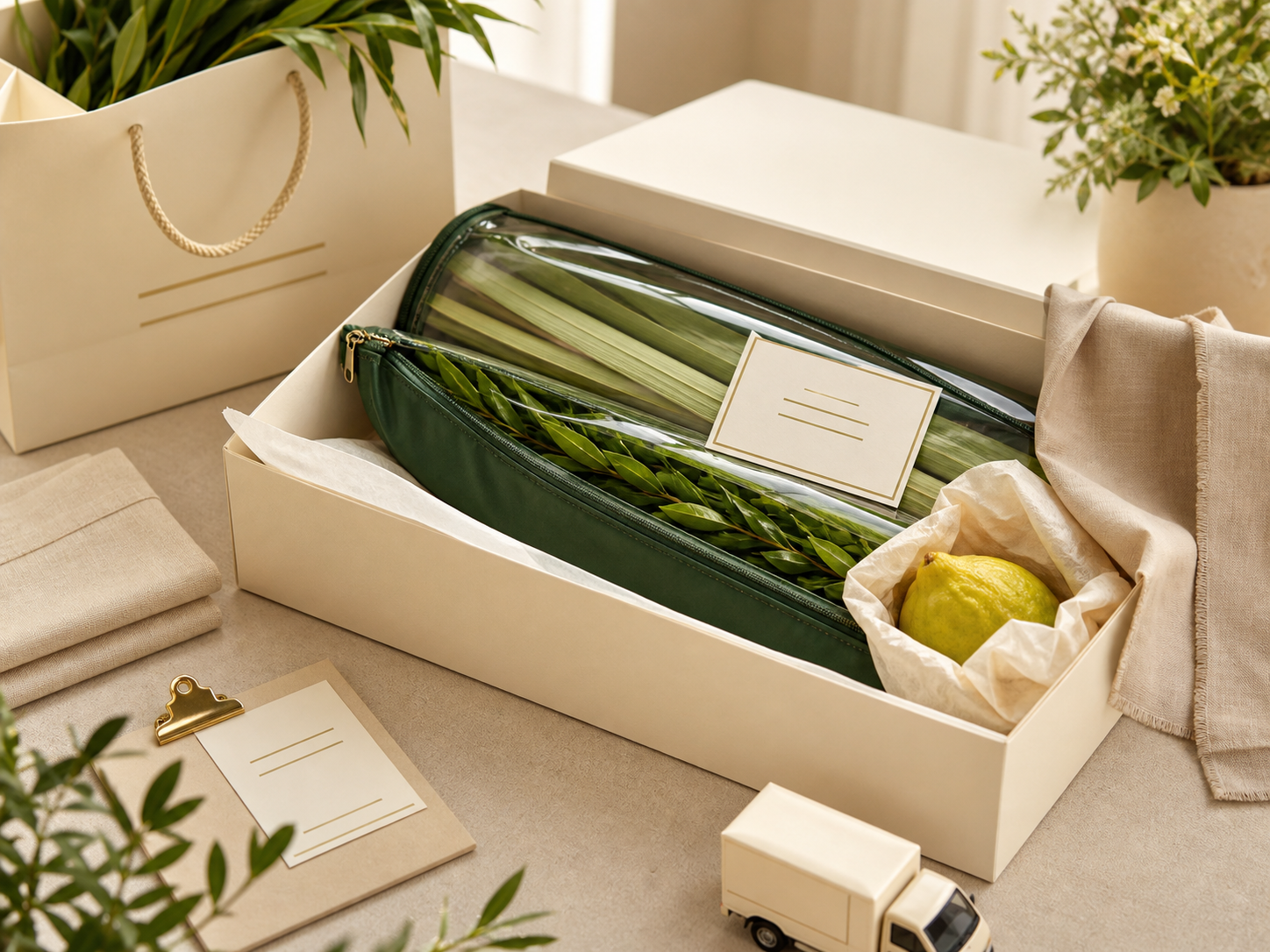 Flexible Delivery & Pickup at YitzE Arba Minim